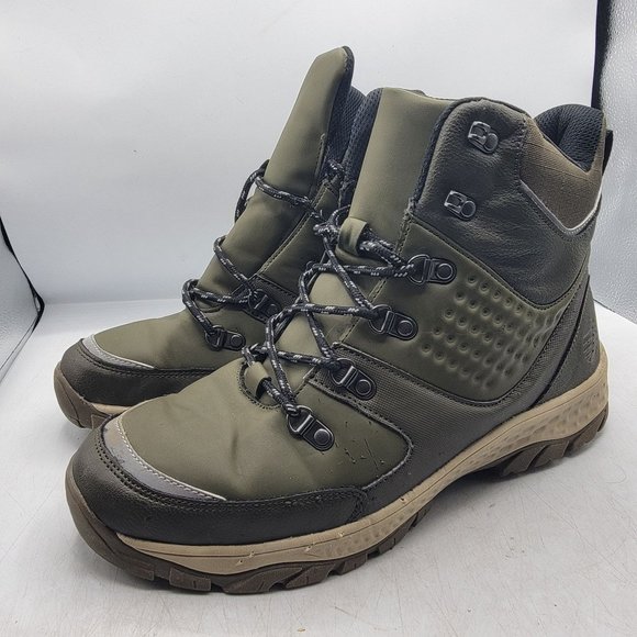 Z by Zella Terran Mens 10M Olive Green Outdoors Boots Comfort Casual Workwear - Picture 4 of 14